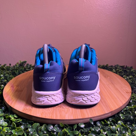 🔥 SAUCONY WIND SHIELD 3.0 BLUE ATHLETIC RUNNING SHOE KIDS 6.5 WOMENS 8 SK167279 - Picture 4 of 9